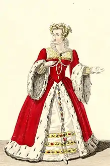 Mme Dorus-Gras dans le rôle de Marguerite de Valois