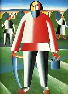 Coupeur de foin (1930),galerie Tretiakov, Moscou.