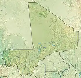 voir sur la carte du Mali