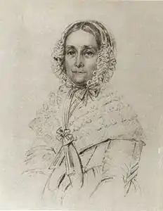 la salonnière Malla Silfverstolpe (en) (1843)