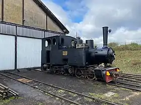 Locomotive Mallet no 22-5 à l'AMTP en 2022.