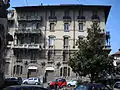 Casa Guazzoni, via Malpighi 12, façade sur via Melzo