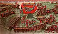 Fragment de la feuille murale (loubok) "La levée et le marche du grand prince Dimitri Ioanovitch, de la majesté de toute la Russie" (entre 1895 et 1900)