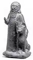 Homme avec chien, bronze, v. VIIIe – VIIe sièclee av. J.-C. Metropolitan Museum of Art.