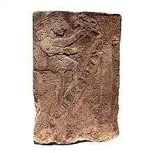 Culture du palmier, bas-relief de Tell Halaf, IXe siècle av. J.-C.