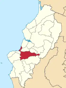 Localisation de Canton de Portoviejo