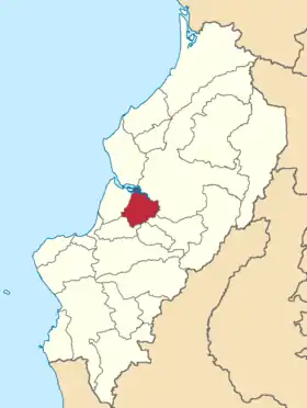Localisation de Canton de Tosagua