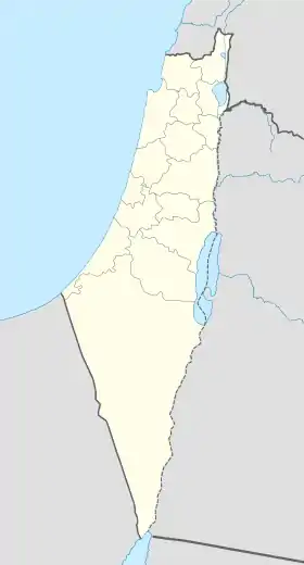 voir sur la carte de la Palestine mandataire
