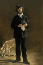 Manet, L'Artiste (Marcellin Desboutin), 1875, Musée d'art de São Paulo.