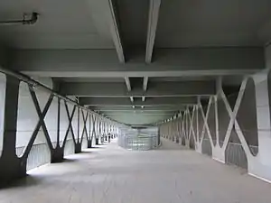 Intérieur du pont de Mangfall