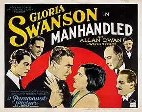 Description de l'image Manhandled lobby card.jpg.