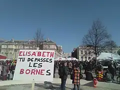 Manifestation du 7 février à Grenoble.
