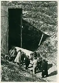 Transport de Castricum à Heemskerk, 1941.