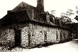 Le manoir Boucher-De Niverville en 1880.