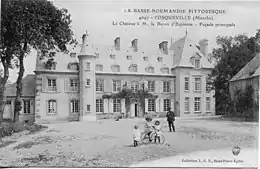 Château de Bellanville à Cosqueville, propriété du Baron et de la Famille d'Espinose depuis le début du XIXe siècle