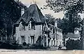 Le manoir de Kerlébert en 1923 (carte postale).