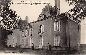 Manoir de l'Essongère vers 1930.