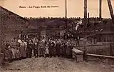 Les ouvriers des forges vers 1910.