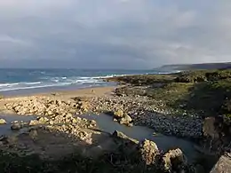 La plage de Manzhou.