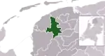Carte de localisation de Leeuwarden