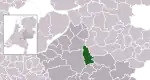 Carte de localisation de Voorst