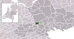 Carte de localisation de Wageningue