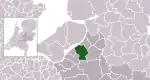 Carte de localisation de Nunspeet