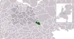 Carte de localisation de Rhenen