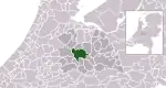 Carte de localisation d'Utrecht