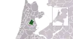 Carte de localisation de Beemster