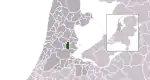 Carte de localisation de Landsmeer