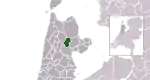 Carte de localisation d'Opmeer