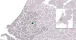 Carte de localisation de Gouda