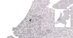 Carte de localisation de Zoeterwoude