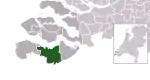 Carte de localisation de Terneuzen
