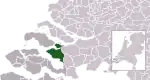 Carte de localisation de Tholen