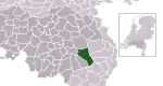 Carte de localisation de Deurne