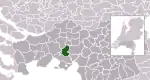Carte de localisation de Gilze en Rijen