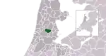 Carte de localisation de Wormerland