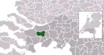 Carte de localisation de Halderberge