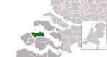 Carte de localisation de Noord-Beveland