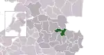 Carte de localisation de Twenterand