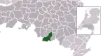 Carte de localisation de Bergeijk