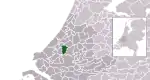 Carte de localisation de Pijnacker-Nootdorp