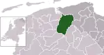 Carte de localisation de Westerkwartier