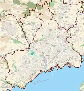 voir sur la carte de Brest