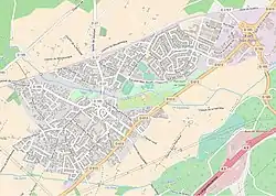 Carte de la ville de Fabregues.