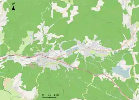 Voir sur la carte administrative du bassin minier de Ronchamp et Champagney
