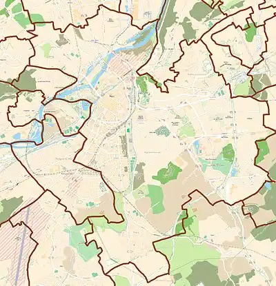 voir sur la carte de Metz