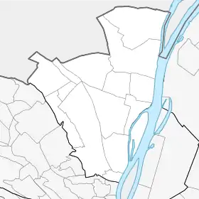 Voir sur la carte administrative du 3e arrondissement de Budapest